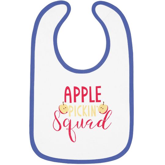 Apple Picking Squad Gift Apple Fruit Picker Baby Bib
