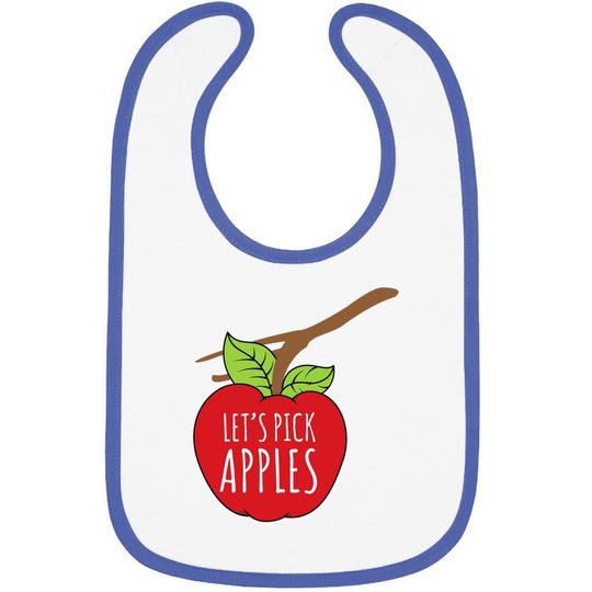 Apple Picking Inspired Baby Bib