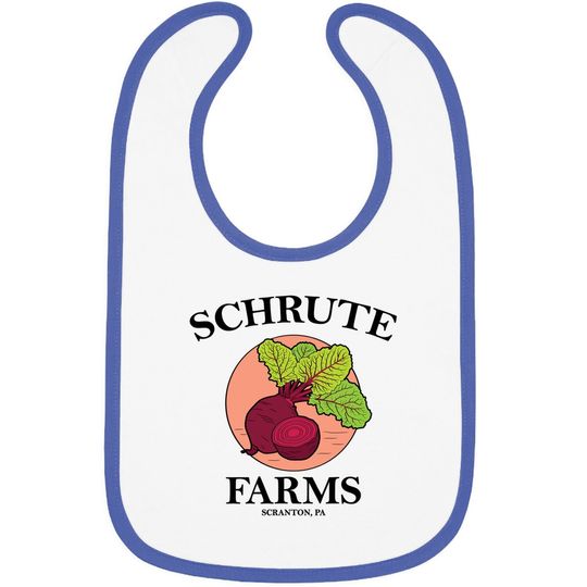 Schrute Farms Beets Office Parody Original Design Baby Bib