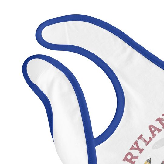 Maryland State Blue Crab Pride Flag Baby Bib