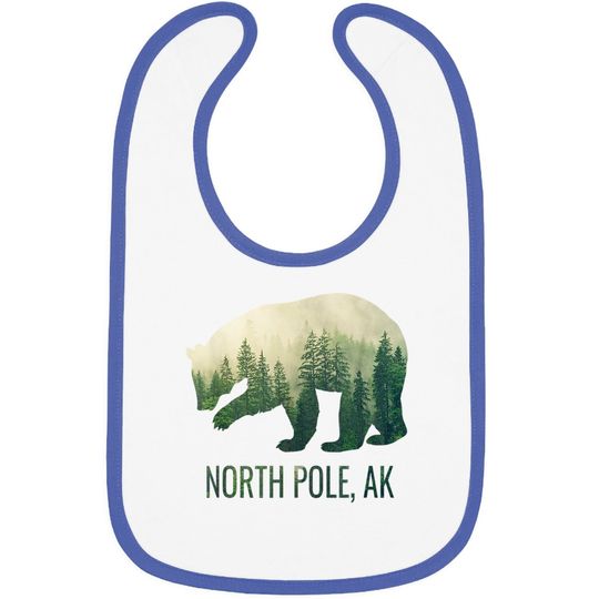 North Pole Bear Southeast Alaska Tongass Wildlife Baby Bib