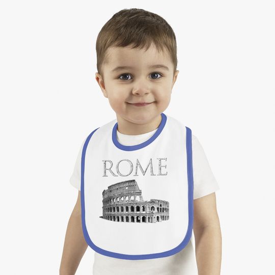 Rome Colosseum Baby Bib