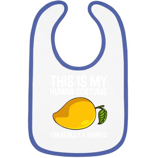 This Is My Human Costume Mango Fruit Baby Bib