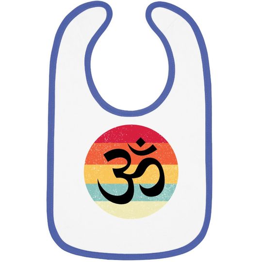 Om Symbol Aum Ohm Hindu Zen Tantra Yoga Day Namaste Gift Baby Bib