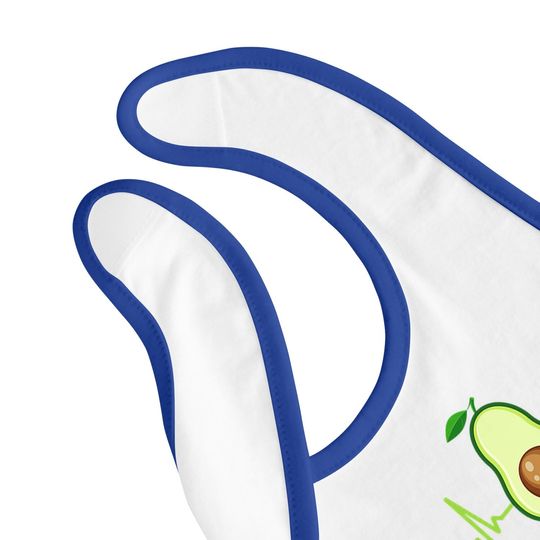Avocado Heartbeat Baby Bib
