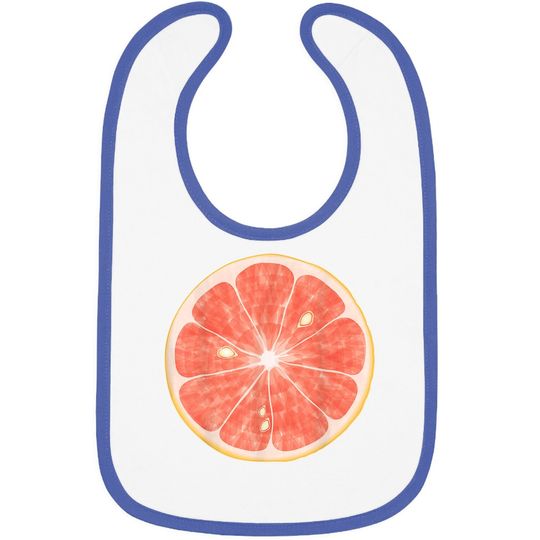 Citrus Grapefruit Fruit Costume Baby Bib