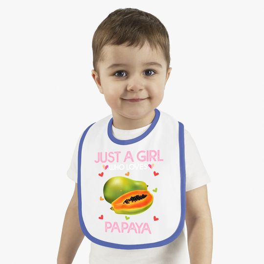 Papaya Fruit Baby Bib