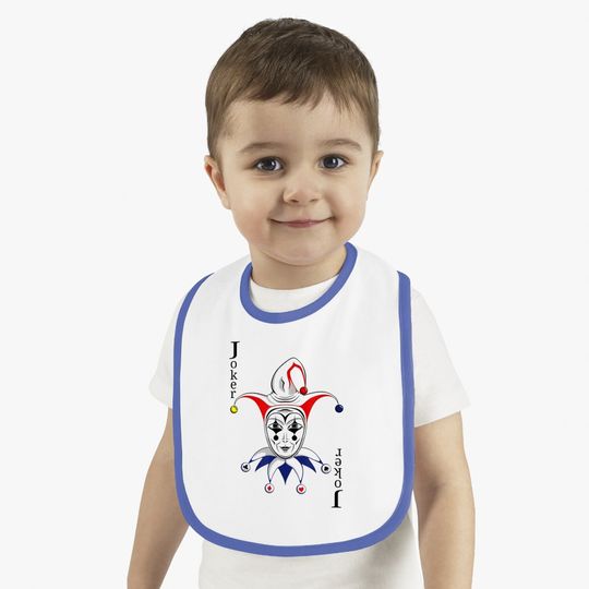 Joker Playing Card Baby Bib