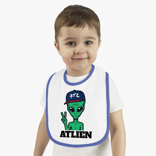 Atlanta Atlien Atl Gift Baby Bib