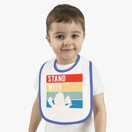 Stand With Hong Kong No China Extradition Protest Baby Bib