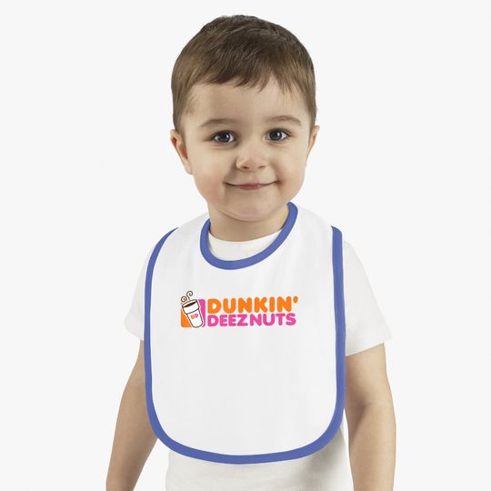 Dunkin Deez Nuts Baby Bib