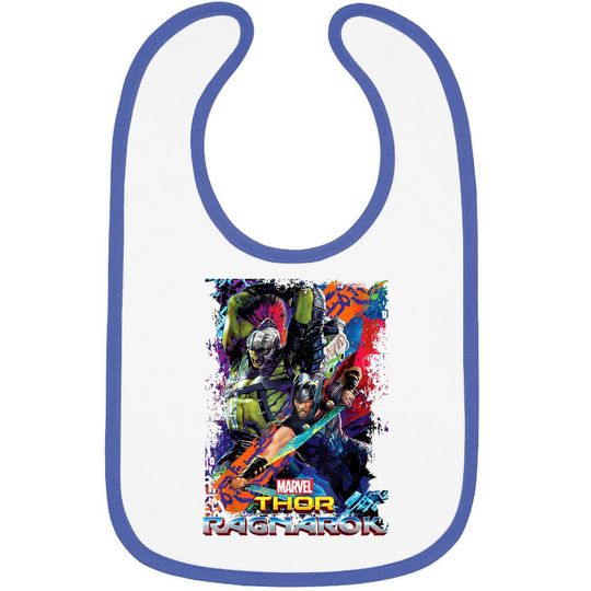 Marvel Thor Ragnarok Hulk Neon Pop Baby Bib