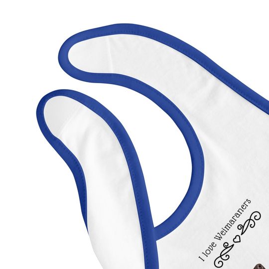 Weimaraner Dog Baby Bib