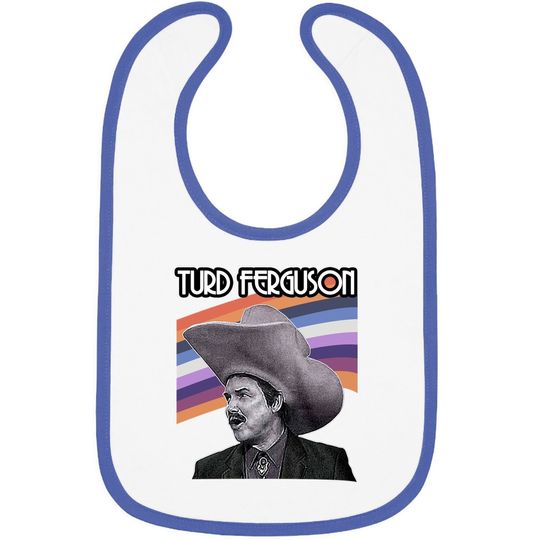 Turd Ferguson Celebrity Jeopardy Retro Baby Bib