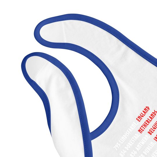 Viking World Tour Front And Backprint! Baby Bib