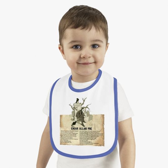 Edgar Allan Poe Baby Bib