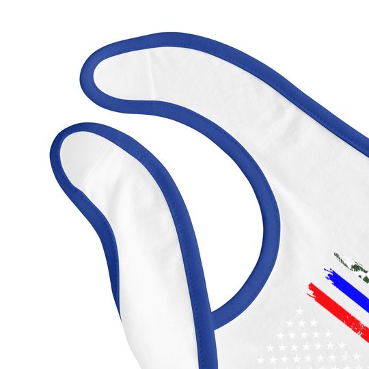 No One Fights Alone Patriot Apparel Baby Bib Bib Fit