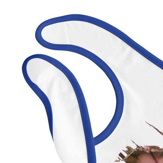 Child's Play Broken Door Here's Chucky Poster Baby Bib