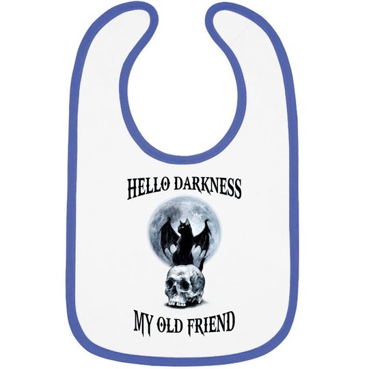 Hello Darkness My Old Friend Baby Bib