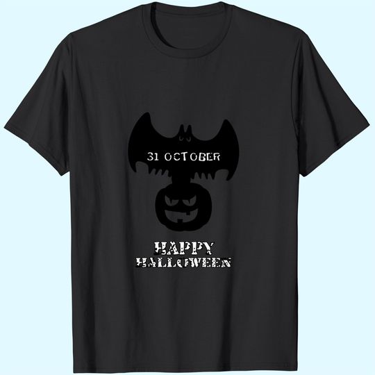 31 October Happy Halloween T Shirt