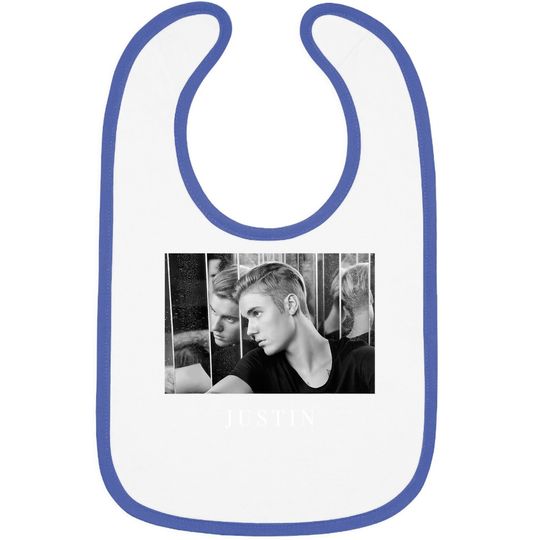  Justin Bieber Reflection Photo Baby Bib