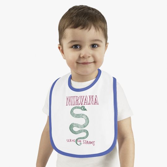 Nirvana Serve The Servants Serpent Baby Bib