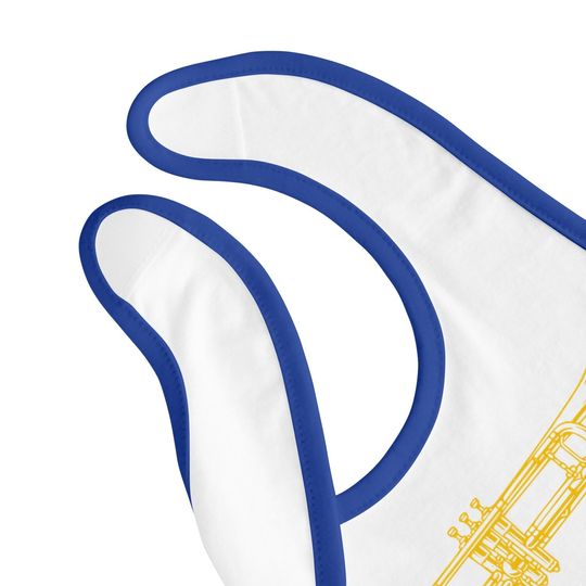 Trumpet Sorry I Tooted Baby Bib
