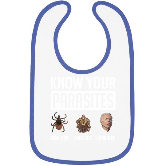 Know Your Parasites Deer Tick Dog Tick Luna Tick Baby Bib