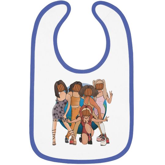 Pumpkin Spice Girls Baby Bib