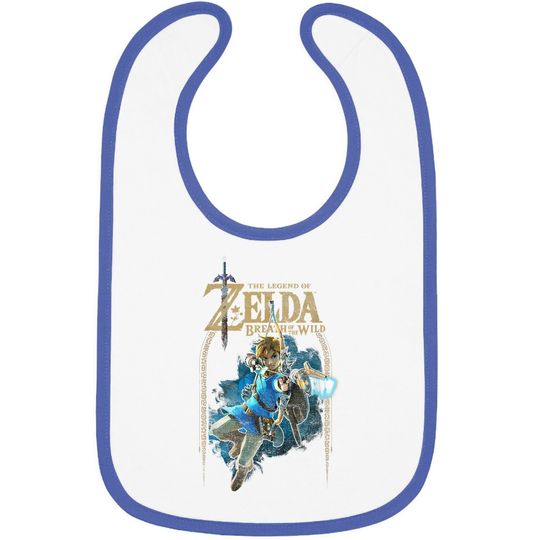 Zelda Breath Of The Wild Link Arch Baby Bib