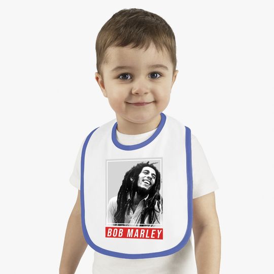 Bob Marley Reggae Baby Bib