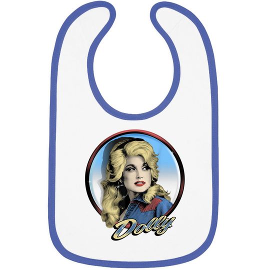 Dolly Parton Western Baby Bib