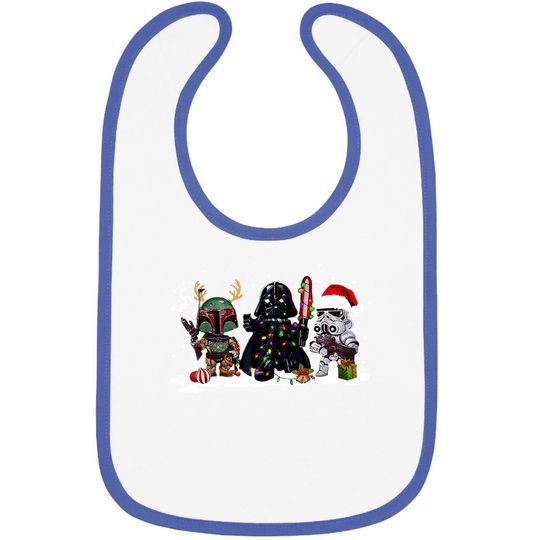 Christmas Darth Vader Baby Bib