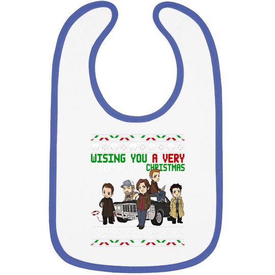 Supernatural Christmas Baby Bib
