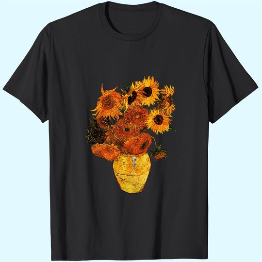Discover Van Gogh Sunflowers Painting T-Shirt