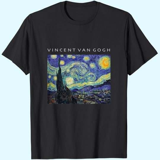 Discover Vincent Van Gogh Starry Night T-Shirt