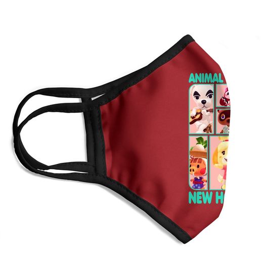 Animal Crossing New Horizons Group Face Masks