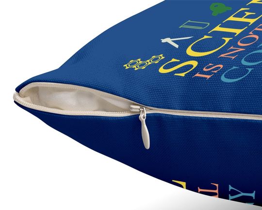 Science Is Not A Liberal Conspiracy Throw Pillow