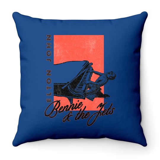 Elton John Bennie And The Jets Throw Pillow
