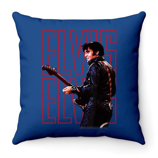 Elvis Presley  68 Comeback Special Throw Pillow