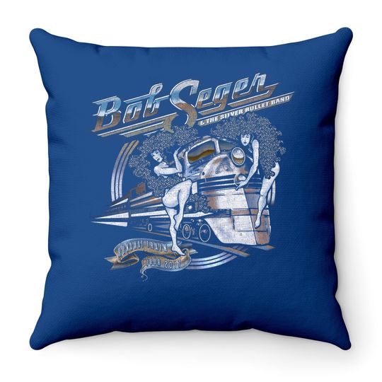 Retro Bob Art Seger Love Rock And Roll Legends Classic Throw Pillow