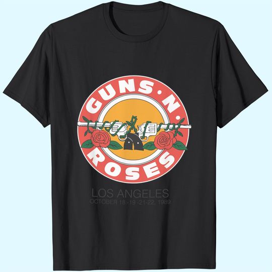  Guns N’ Roses 1989 Bullet Seal LA T-Shirt