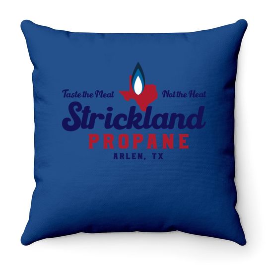 King Of The Hill Strickland Propane  throw Pillow
