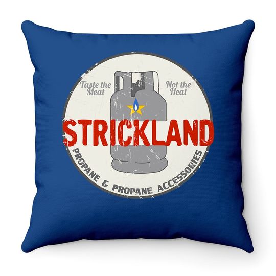 King Of The Hill Strickland Propane Promotional Throw Pillow