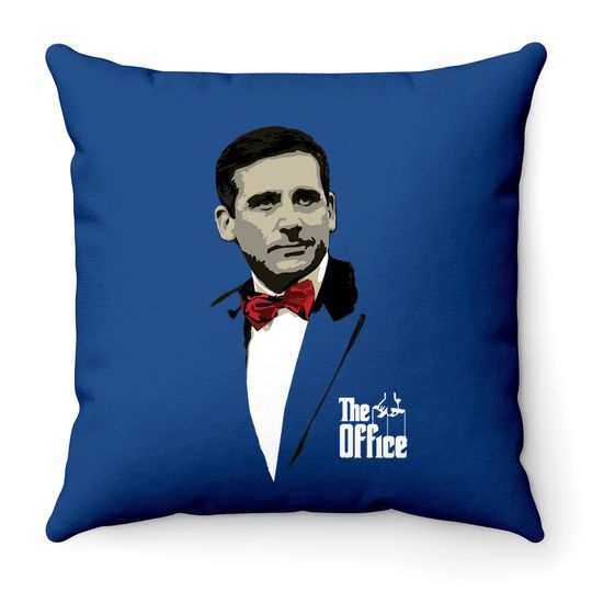 The Godfather The Office Sponsor Michael Scott Throw Pillow