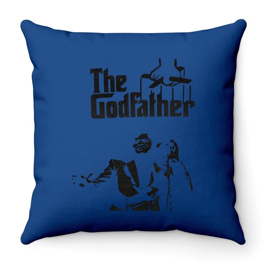 The Godfather James Brown Throw Pillow