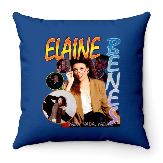 Seinfeld Nothing Elaine Benes Throw Pillow