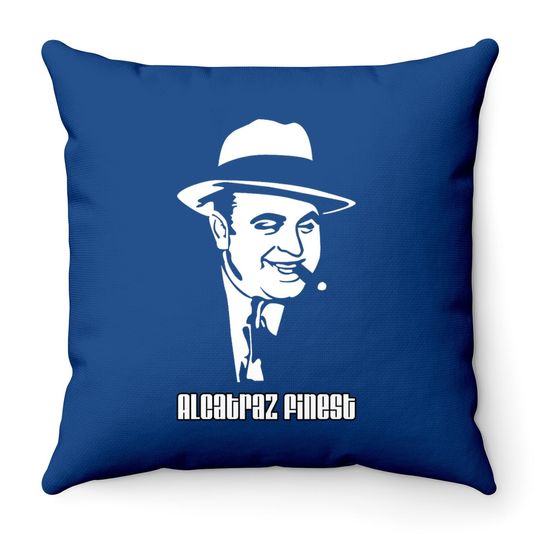 Goodfellas Alcatraz Tv Crime Mafia Capone Throw Pillow
