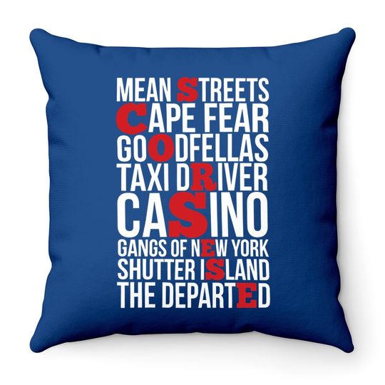 Goodfellas Martin Scorsese Throw Pillow