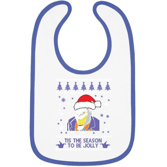 Tis The Season To Be Jolly Joker Christmas Bibs
